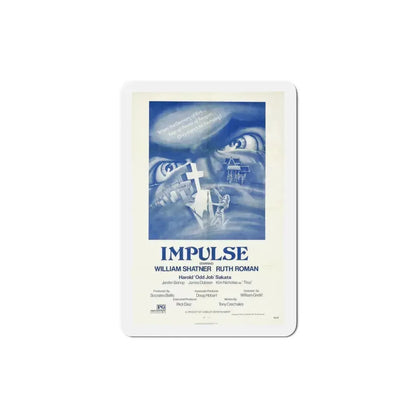 Impulse 1974 Movie Poster Refrigerator Magnet 3 Inch - The Sticker Space