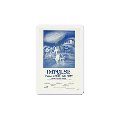 Impulse 1974 Movie Poster Refrigerator Magnet 6 Inch - The Sticker Space