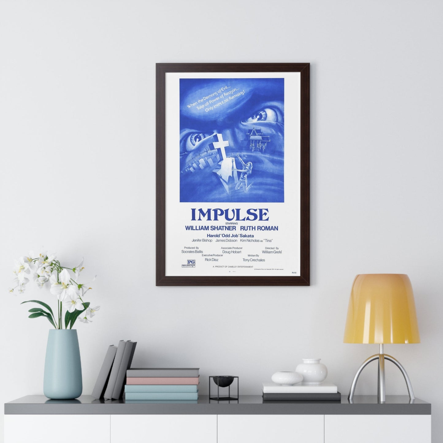 IMPULSE 1984 - Framed Movie Poster-The Sticker Space