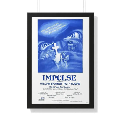 IMPULSE 1984 - Framed Movie Poster 20" x 30" Black - The Sticker Space