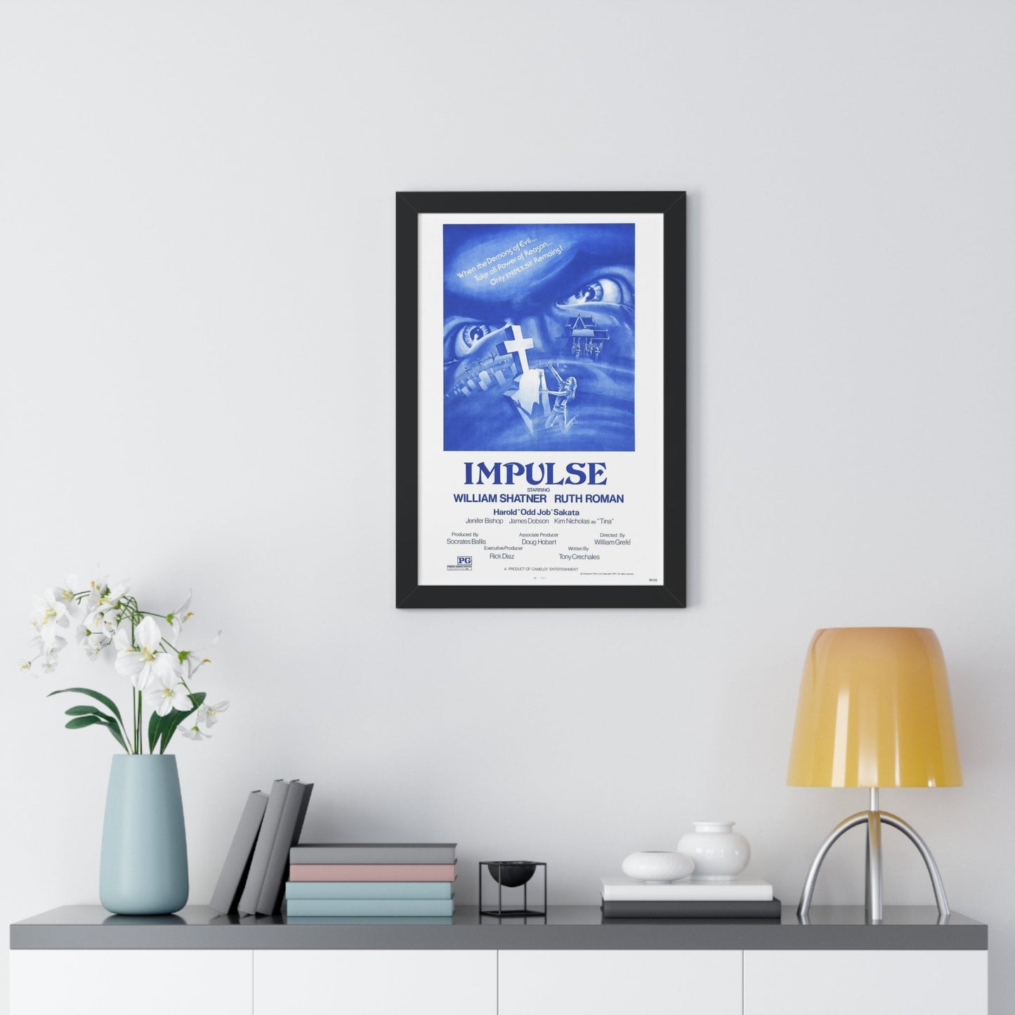 IMPULSE 1984 - Framed Movie Poster-The Sticker Space