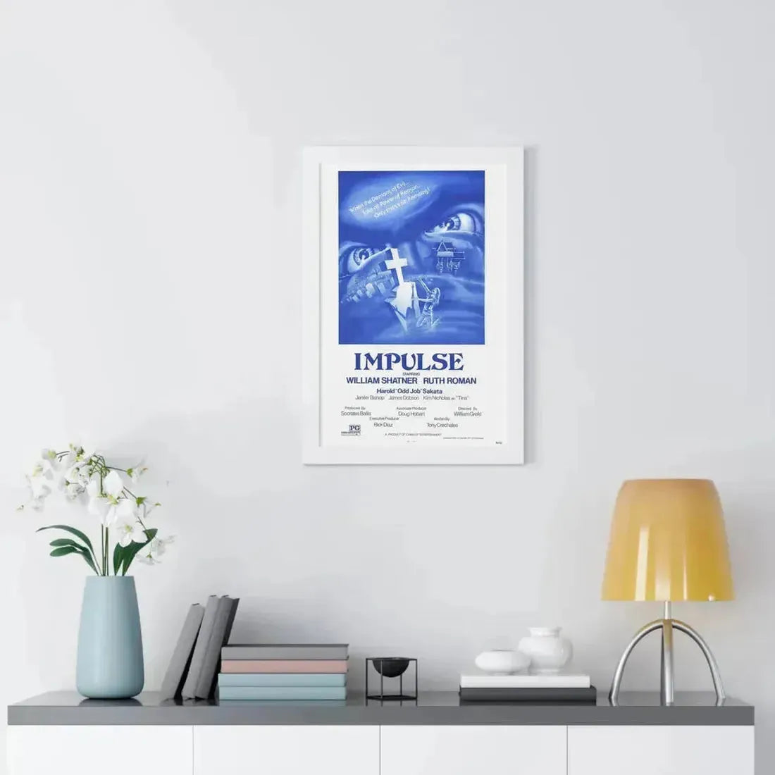 IMPULSE 1984 - Framed Movie Poster - The Sticker Space