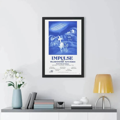 IMPULSE 1984 - Framed Movie Poster - The Sticker Space