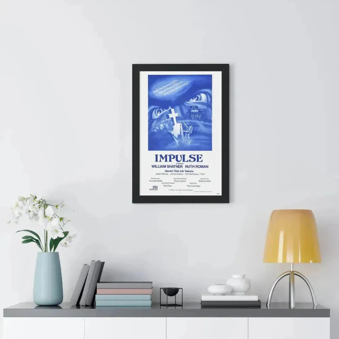 IMPULSE 1984 - Framed Movie Poster - The Sticker Space
