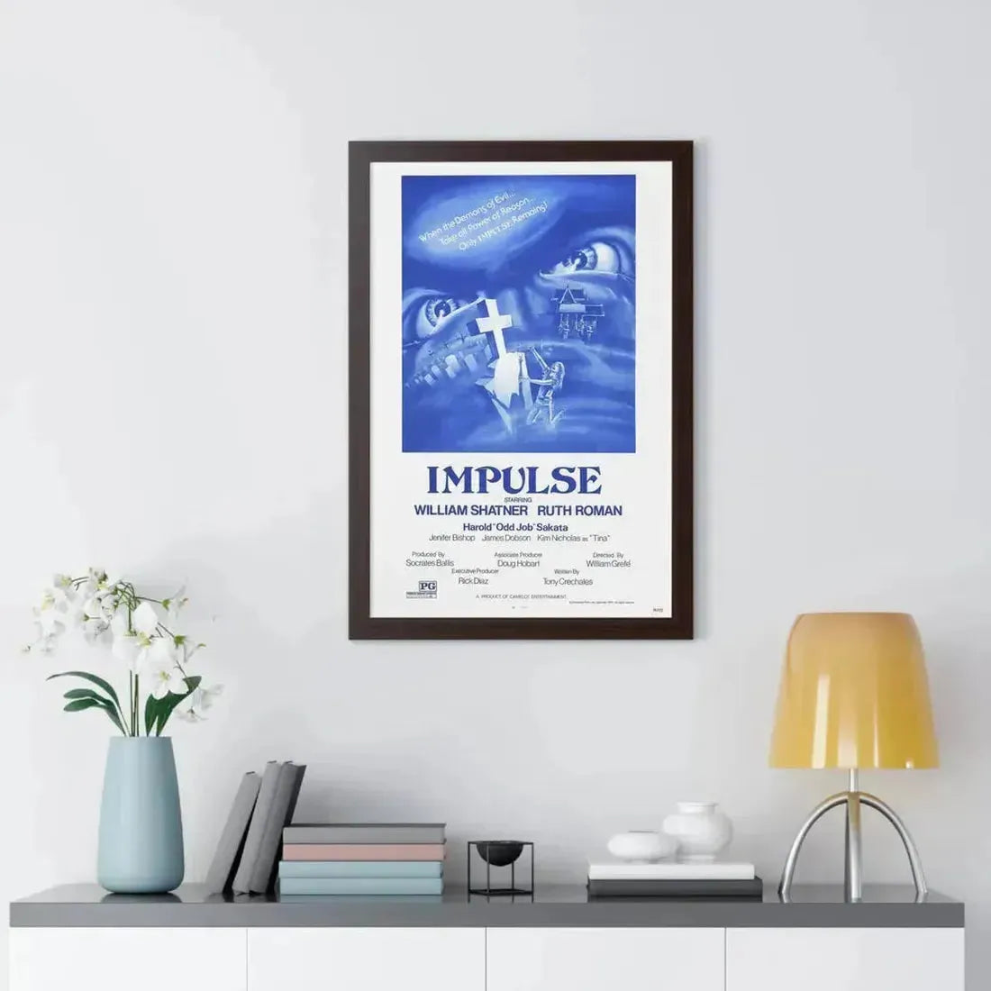 IMPULSE 1984 - Framed Movie Poster - The Sticker Space