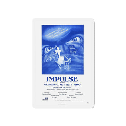 IMPULSE 1984 Movie Poster - Refrigerator Magnet-4" x 4"-The Sticker Space