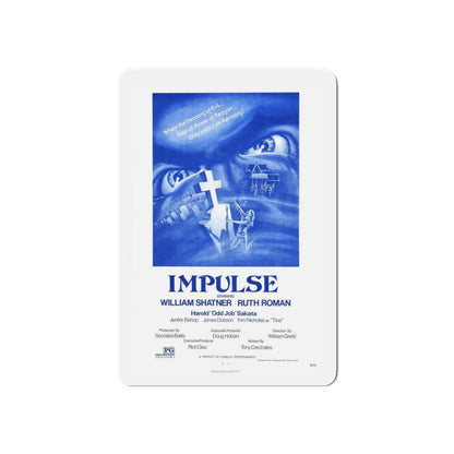 IMPULSE 1984 Movie Poster - Refrigerator Magnet-6" × 6"-The Sticker Space