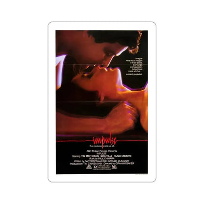 Impulse 1984 Movie Poster STICKER Vinyl Die-Cut Decal 5 Inch - The Sticker Space