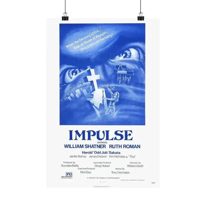 IMPULSE 1984 - Paper Movie Poster 12″ x 18″ Matte - The Sticker Space