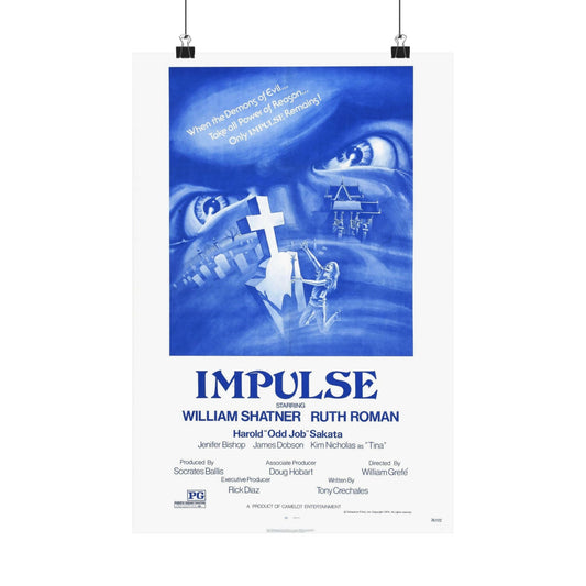 IMPULSE 1984 - Paper Movie Poster-12″ x 18″-The Sticker Space