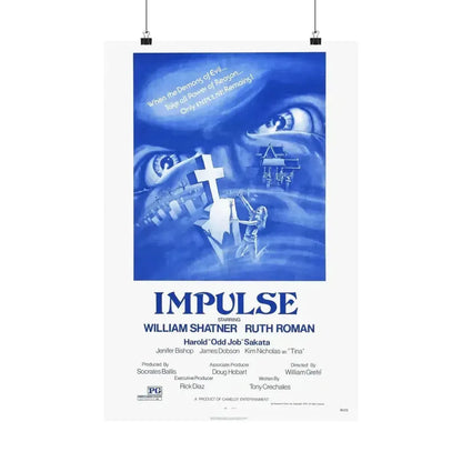 IMPULSE 1984 - Paper Movie Poster 16″ x 24″ Matte - The Sticker Space