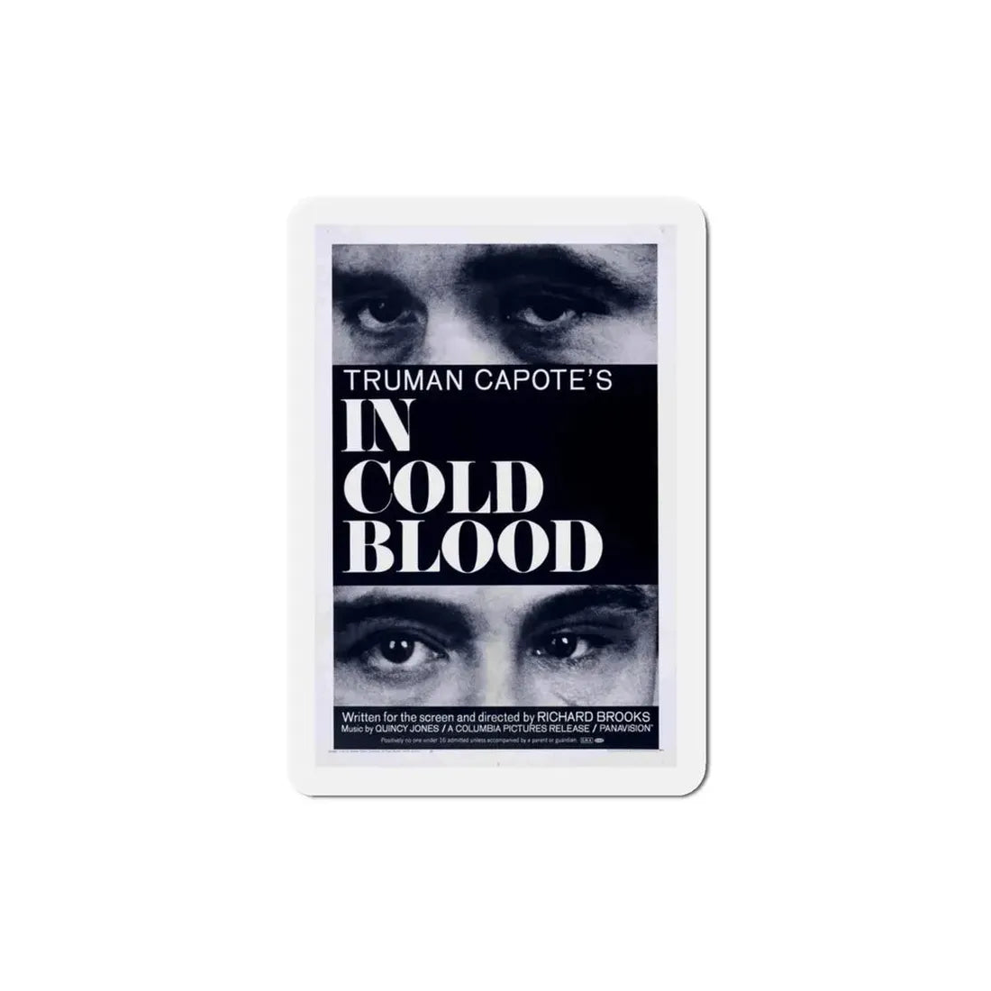 In Cold Blood 1967 Movie Poster Refrigerator Magnet - The Sticker Space