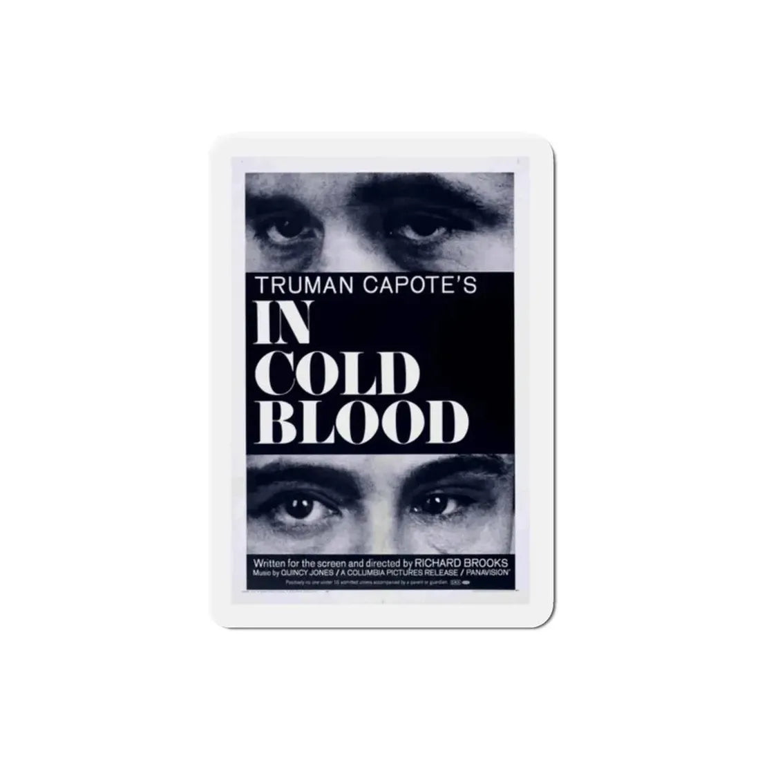 In Cold Blood 1967 Movie Poster Refrigerator Magnet - The Sticker Space