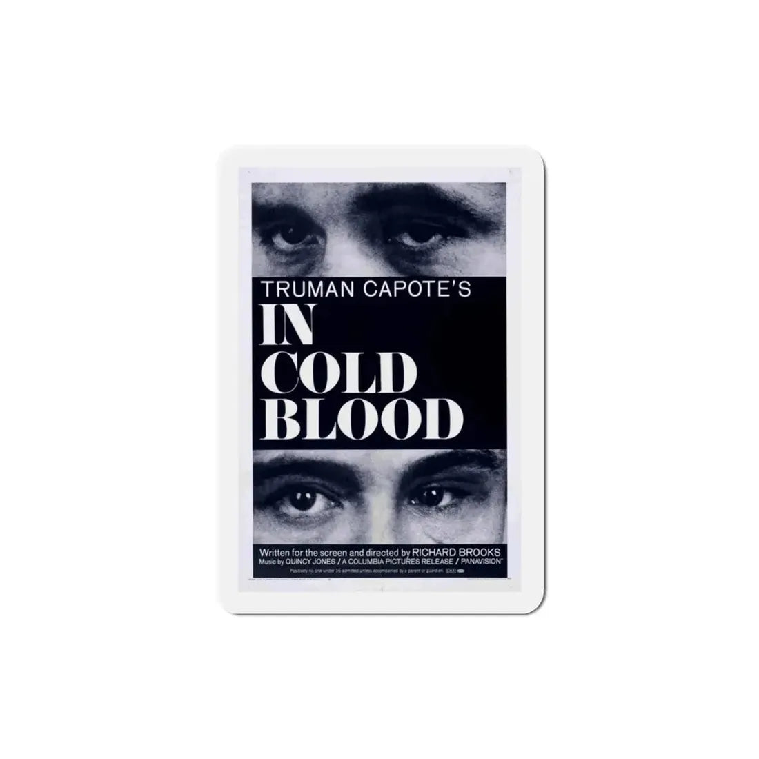 In Cold Blood 1967 Movie Poster Refrigerator Magnet - The Sticker Space