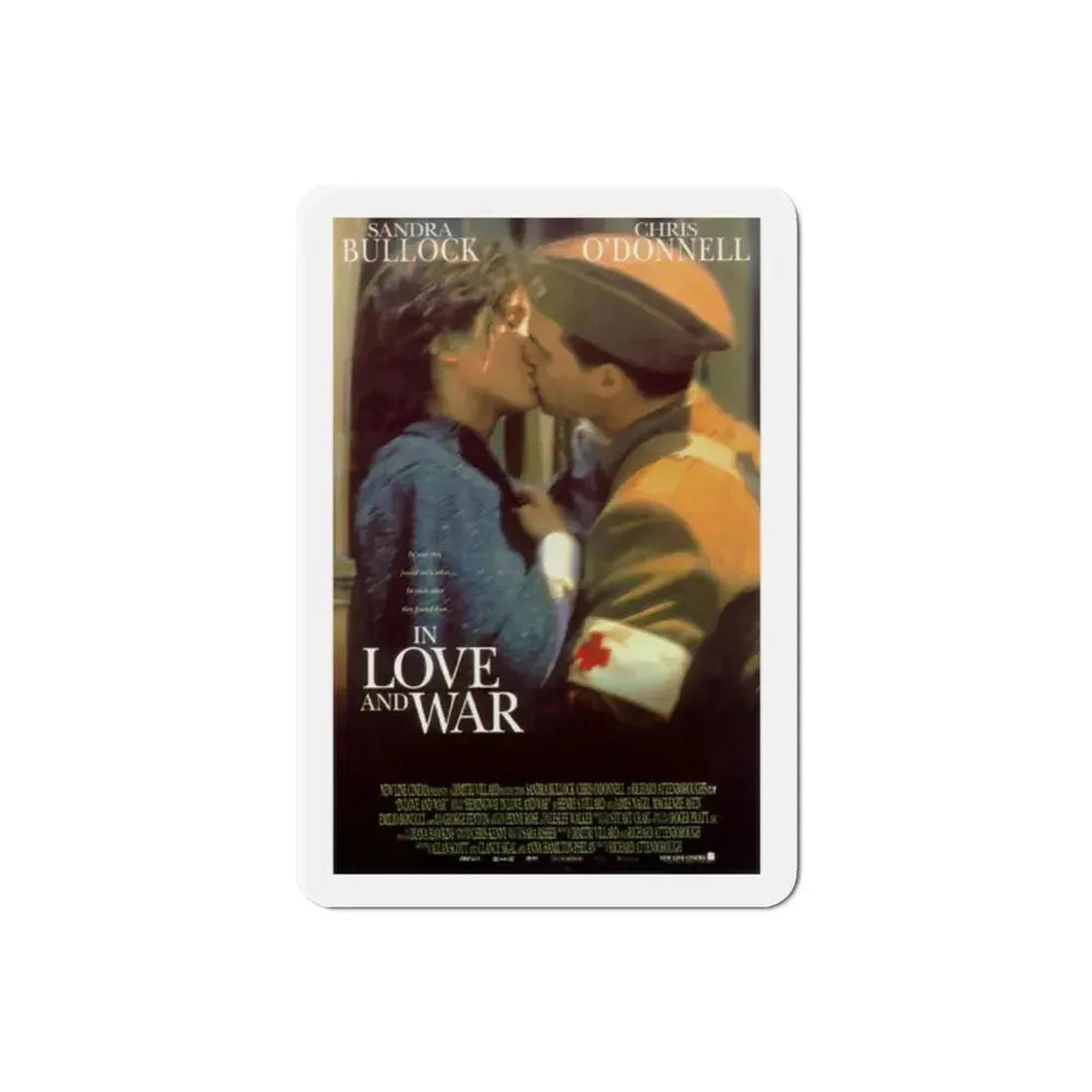 In Love And War 1996 Movie Poster Refrigerator Magnet 2 Inch - The Sticker Space