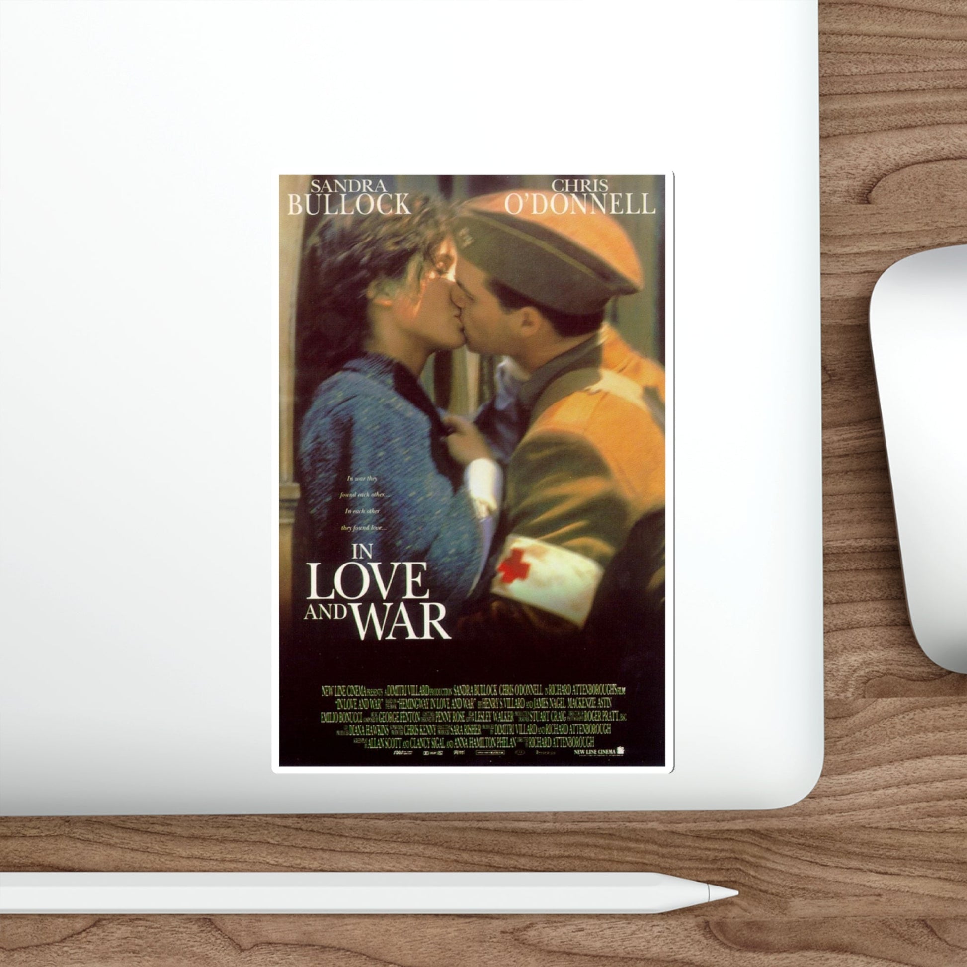 In Love And War 1996 Movie Poster STICKER Vinyl Die-Cut Decal-The Sticker Space