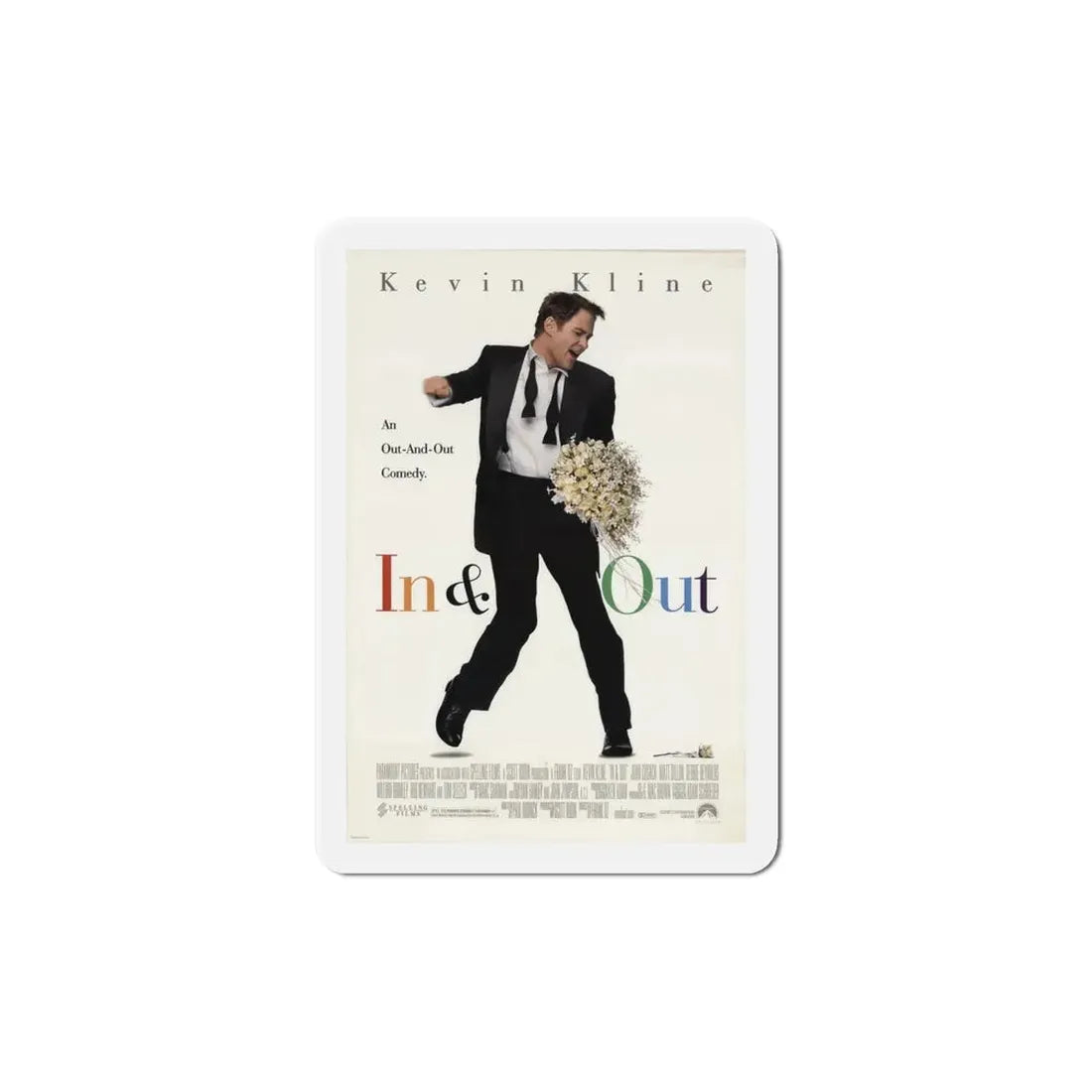 In & Out 1997 Movie Poster Refrigerator Magnet - The Sticker Space
