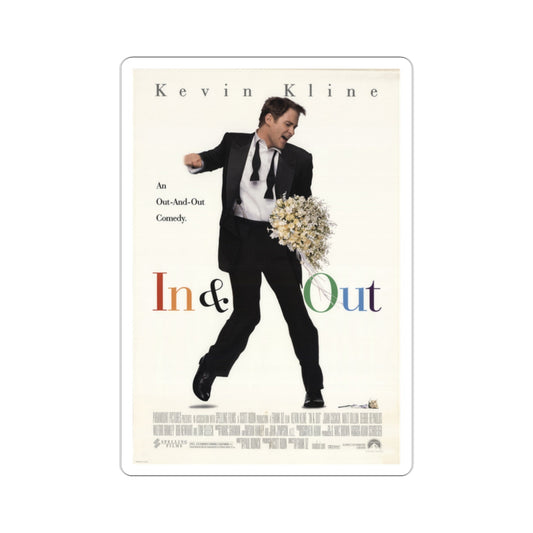 In & Out 1997 Movie Poster STICKER Vinyl Die-Cut Decal-2 Inch-The Sticker Space