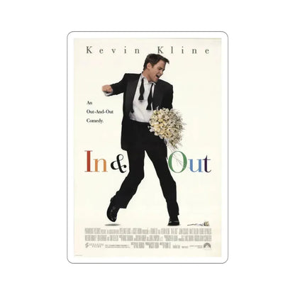 In & Out 1997 Movie Poster STICKER Vinyl Die-Cut Decal 4 Inch - The Sticker Space