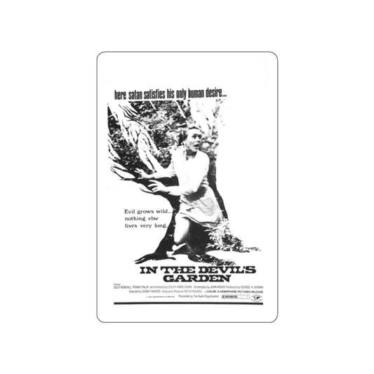 IN THE DEVIL'S GARDEN 1971 Movie Poster STICKER Vinyl Die-Cut Decal-2 Inch-The Sticker Space