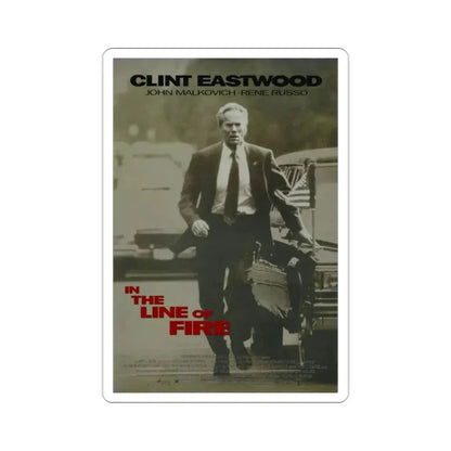 In the Line of Fire 1993 Movie Poster STICKER Vinyl Die-Cut Decal 2 Inch - The Sticker Space