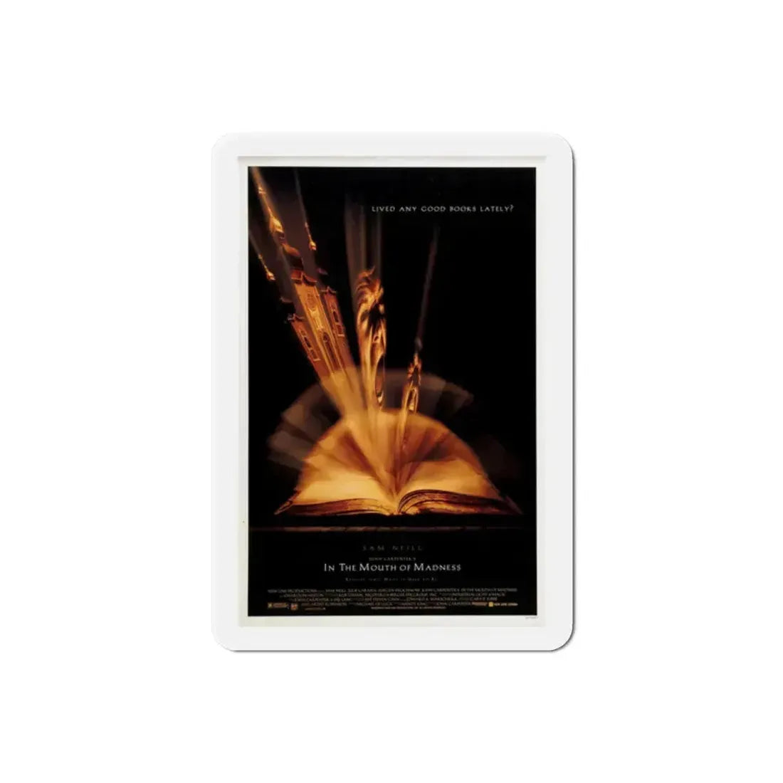 In The Mouth Of Madness 1995 Movie Poster Refrigerator Magnet 2 Inch - The Sticker Space