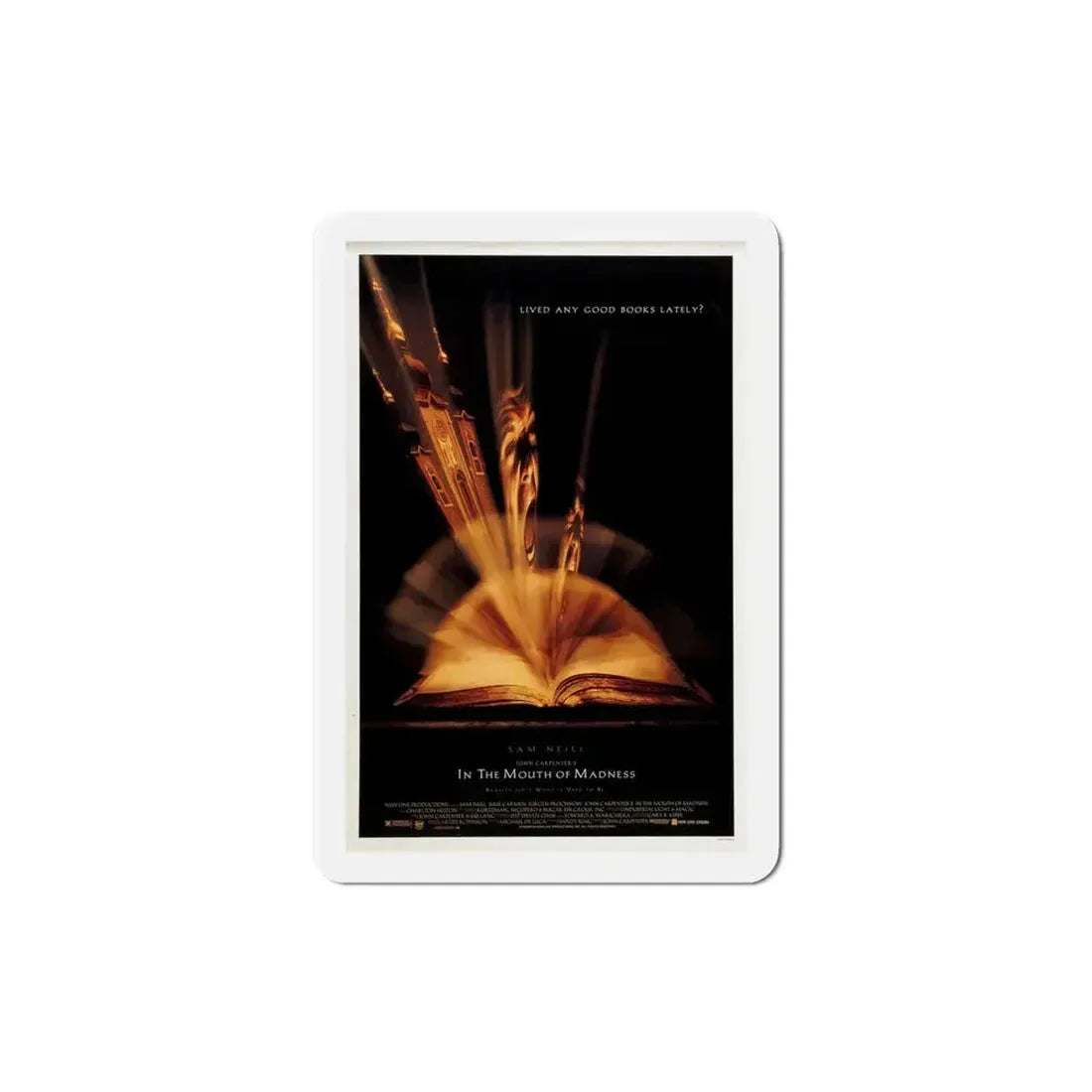 In The Mouth Of Madness 1995 Movie Poster Refrigerator Magnet 4 Inch - The Sticker Space