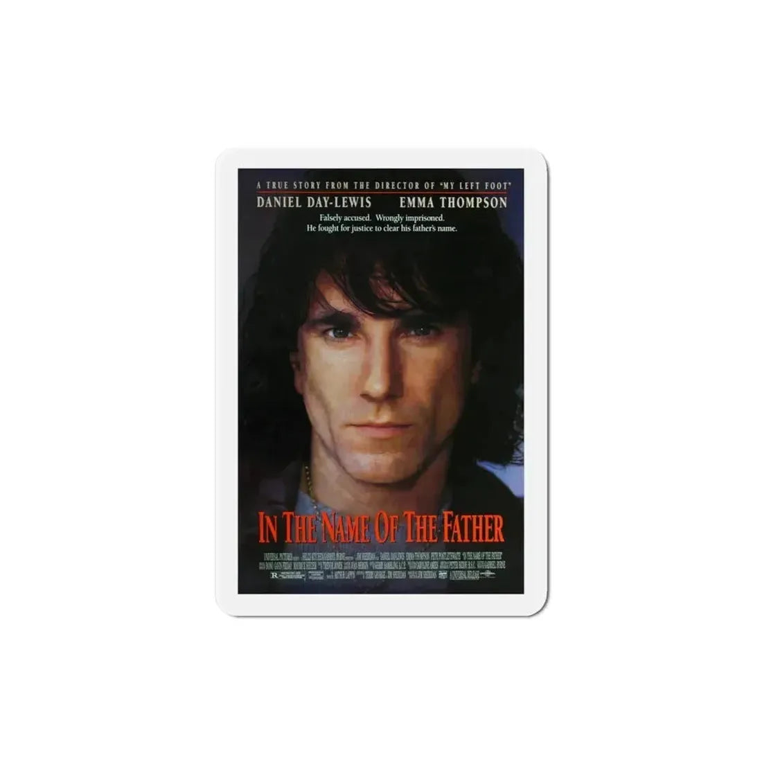 In the Name of the Father 1993 Movie Poster Refrigerator Magnet 4 Inch - The Sticker Space