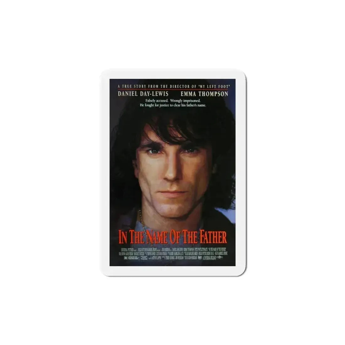 In the Name of the Father 1993 Movie Poster Refrigerator Magnet 6 Inch - The Sticker Space