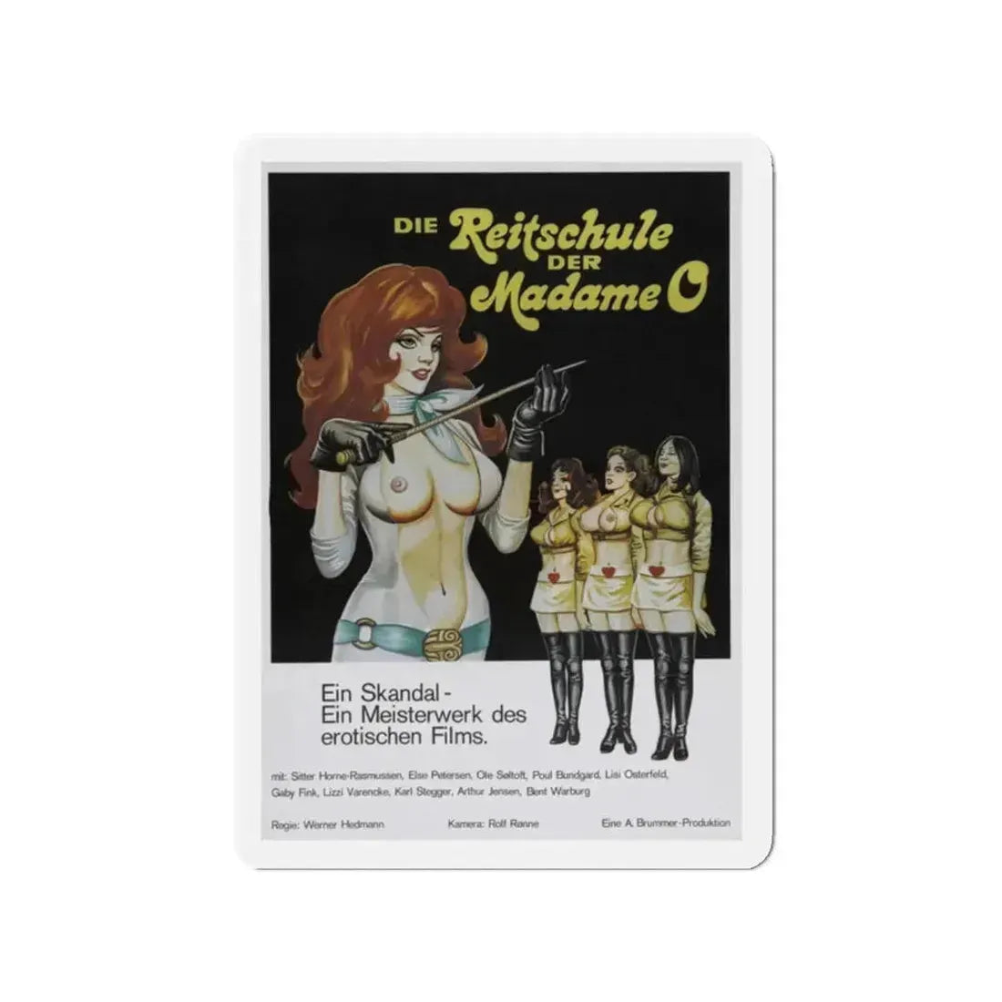 IN THE SIGN OF THE LION 1976 Movie Poster - Refrigerator Magnet 2 Inch Die-Cut - The Sticker Space