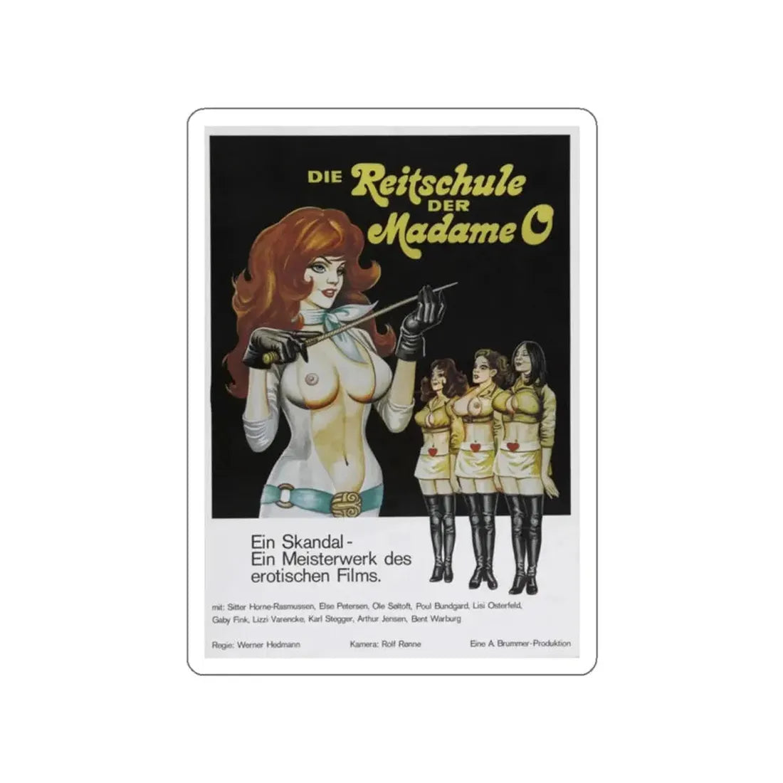 IN THE SIGN OF THE LION 1976 Movie Poster STICKER Vinyl Die-Cut Decal - The Sticker Space