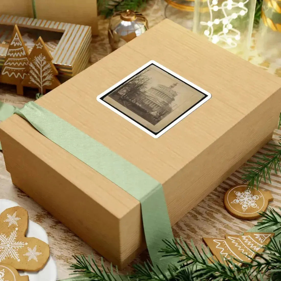 Inauguration of Abraham Lincoln at the U.S. Capitol, 1861 (U.S. Civil War) STICKER Vinyl Kiss-Cut Decal - The Sticker Space