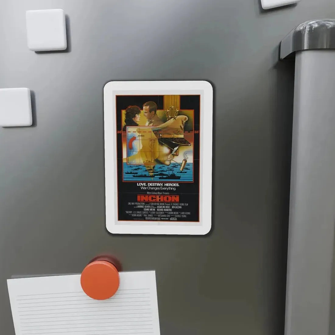 Inchon 1982 Movie Poster Refrigerator Magnet - The Sticker Space