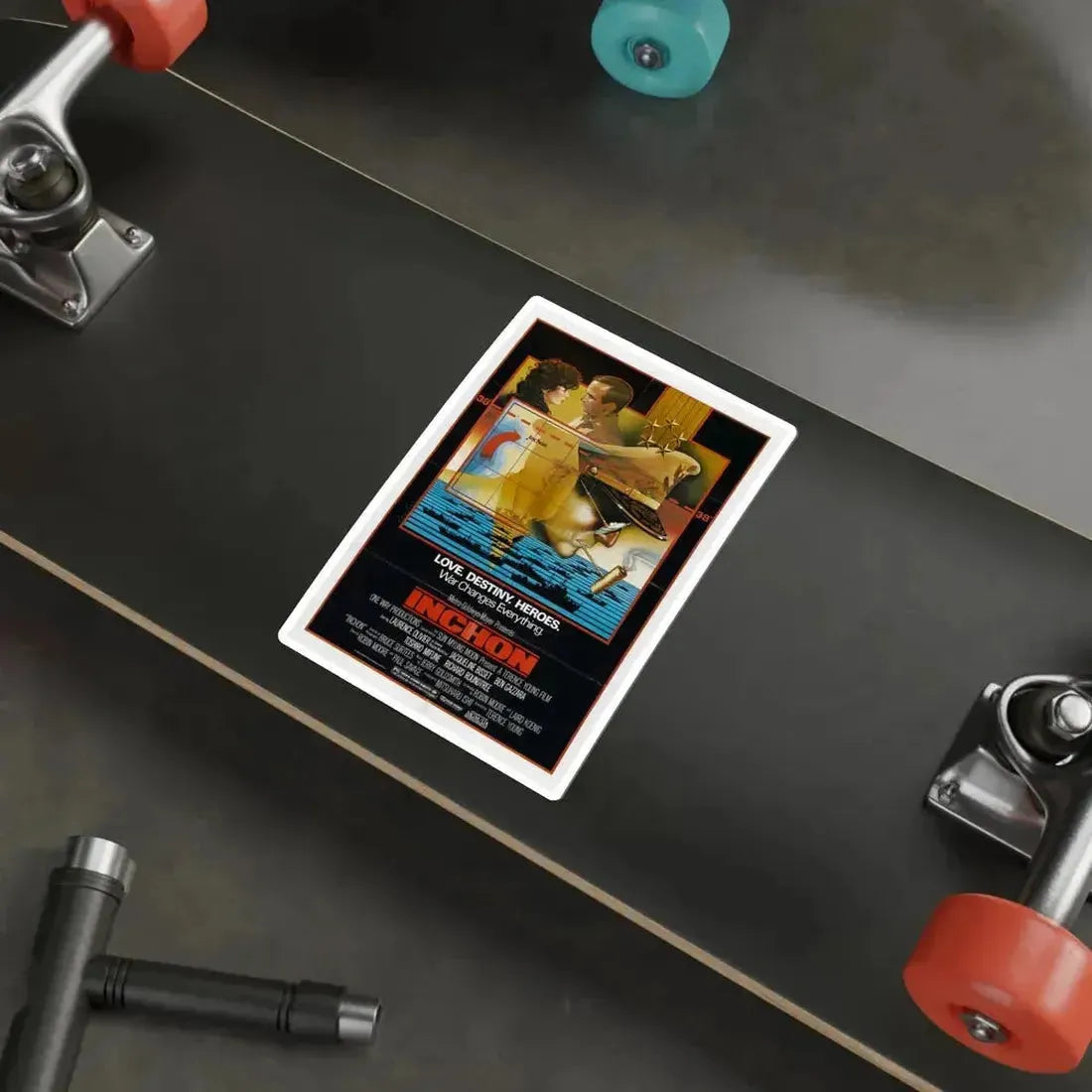 Inchon 1982 Movie Poster STICKER Vinyl Die-Cut Decal - The Sticker Space