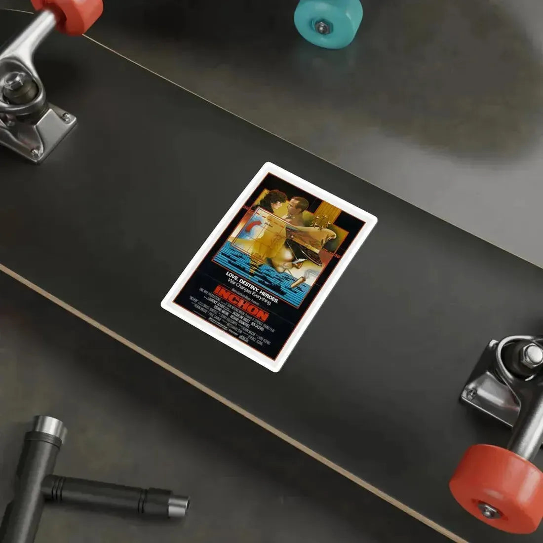 Inchon 1982 Movie Poster STICKER Vinyl Die-Cut Decal - The Sticker Space