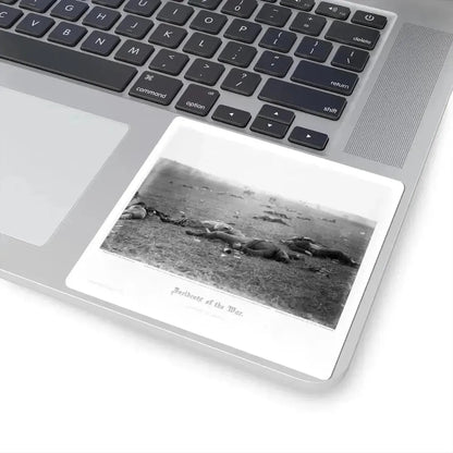 Incidents of the War. A Harvest of Death, Gettysburg, July, 1863 (U.S. Civil War) STICKER Vinyl Kiss-Cut Decal - The Sticker Space