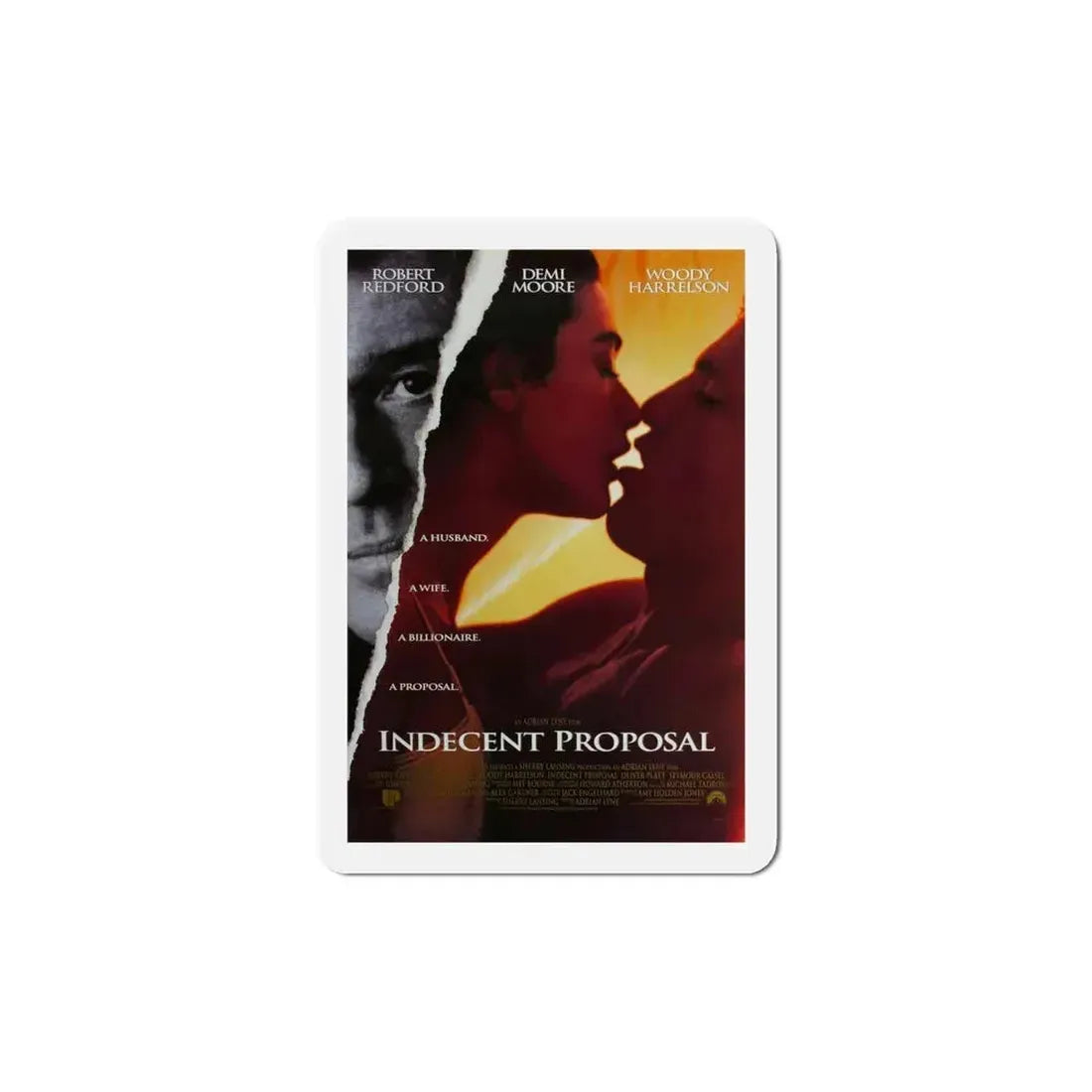 Indecent Proposal 1993 Movie Poster Refrigerator Magnet 6 Inch - The Sticker Space