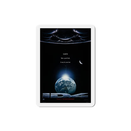 Independence Day 1996 Movie Poster Die-Cut Magnet-3" x 3"-The Sticker Space