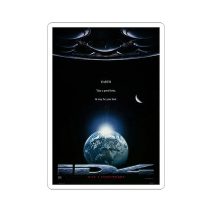 Independence Day 1996 Movie Poster STICKER Vinyl Die-Cut Decal - The Sticker Space
