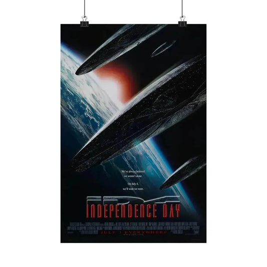 INDEPENDENCE DAY 1996 - Paper Movie Poster 12″ x 18″ Matte - The Sticker Space