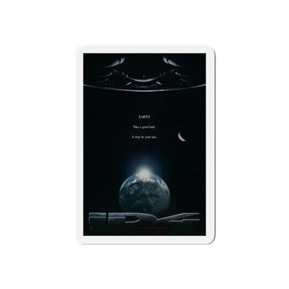 INDEPENDENCE DAY (TEASER) 1996 Movie Poster - Refrigerator Magnet 4 Inch Die-Cut - The Sticker Space