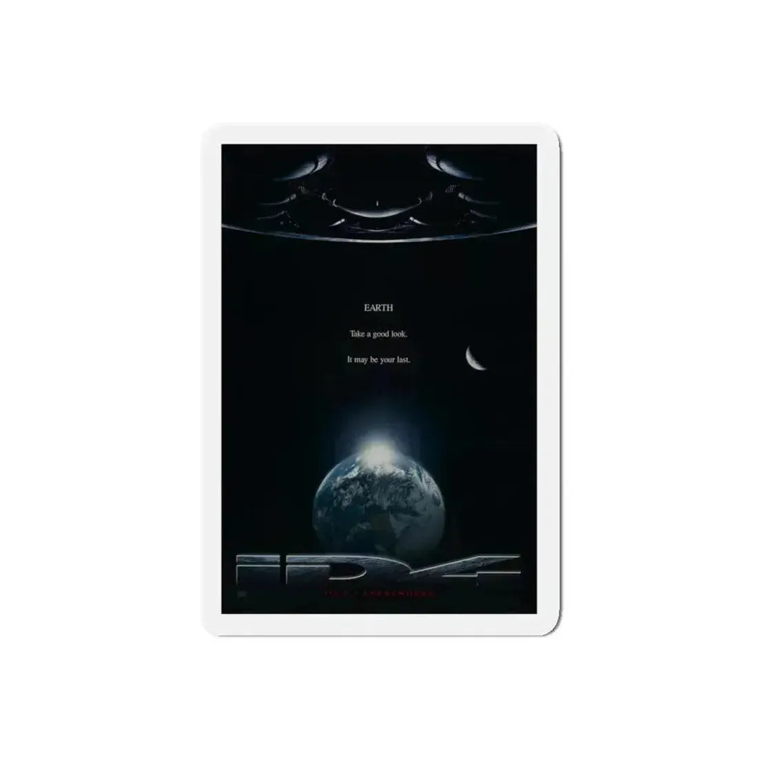INDEPENDENCE DAY (TEASER) 1996 Movie Poster - Refrigerator Magnet 5 Inch Die-Cut - The Sticker Space