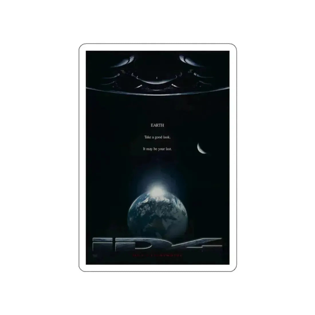 INDEPENDENCE DAY (TEASER) 1996 Movie Poster STICKER Vinyl Die-Cut Decal 2 Inch - The Sticker Space