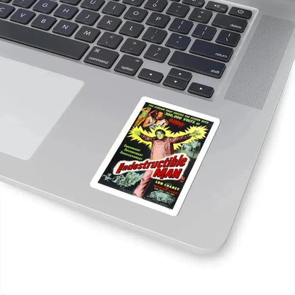 INDESTRUCTIBLE MAN 1956 Movie Poster - STICKER Vinyl Kiss-Cut Decal - The Sticker Space