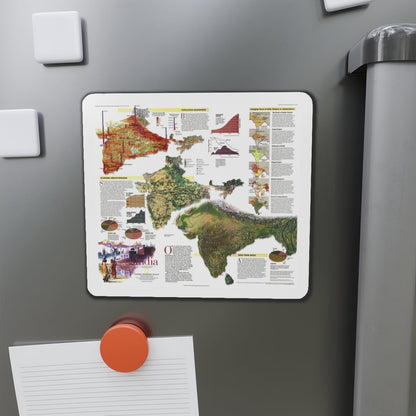 India (1997) (Map) Refrigerator Magnet-The Sticker Space