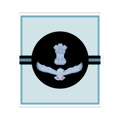 India Air OR 8 (India) (Military Rank) STICKER Vinyl Kiss-Cut Decal 4 Inch White - The Sticker Space