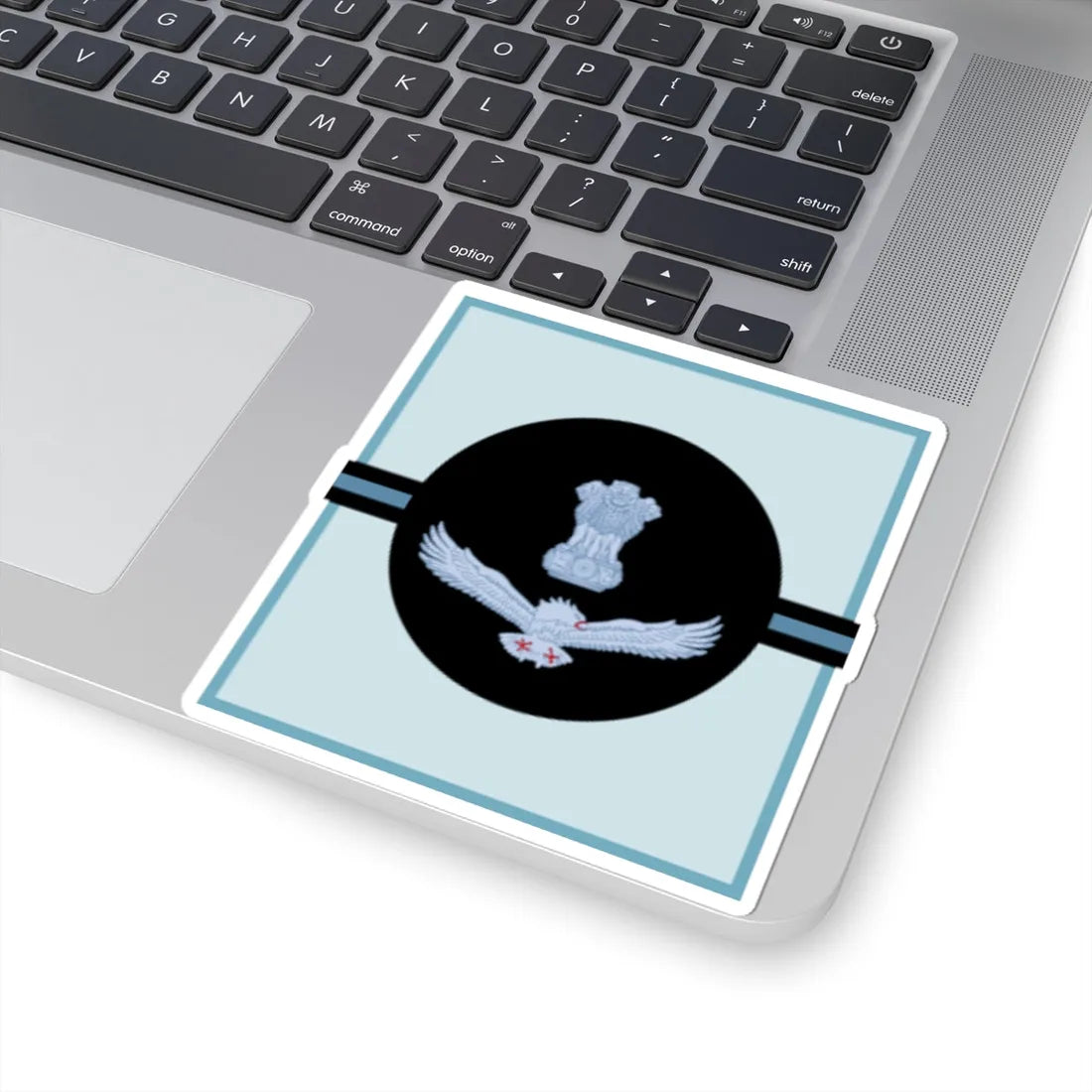 India Air OR 8 (India) (Military Rank) STICKER Vinyl Kiss-Cut Decal - The Sticker Space