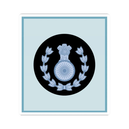 India Air OR 8 old (India) (Military Rank) STICKER Vinyl Kiss-Cut Decal 2 Inch White - The Sticker Space