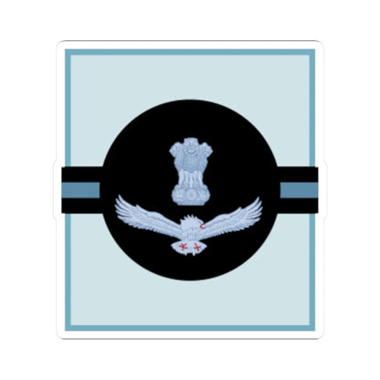 India Air OR 9 (India) (Military Rank) STICKER Vinyl Kiss-Cut Decal 3 Inch White - The Sticker Space