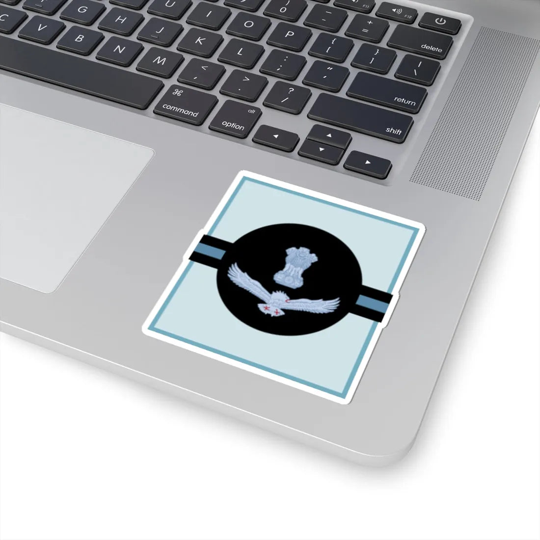 India Air OR 9 (India) (Military Rank) STICKER Vinyl Kiss-Cut Decal - The Sticker Space